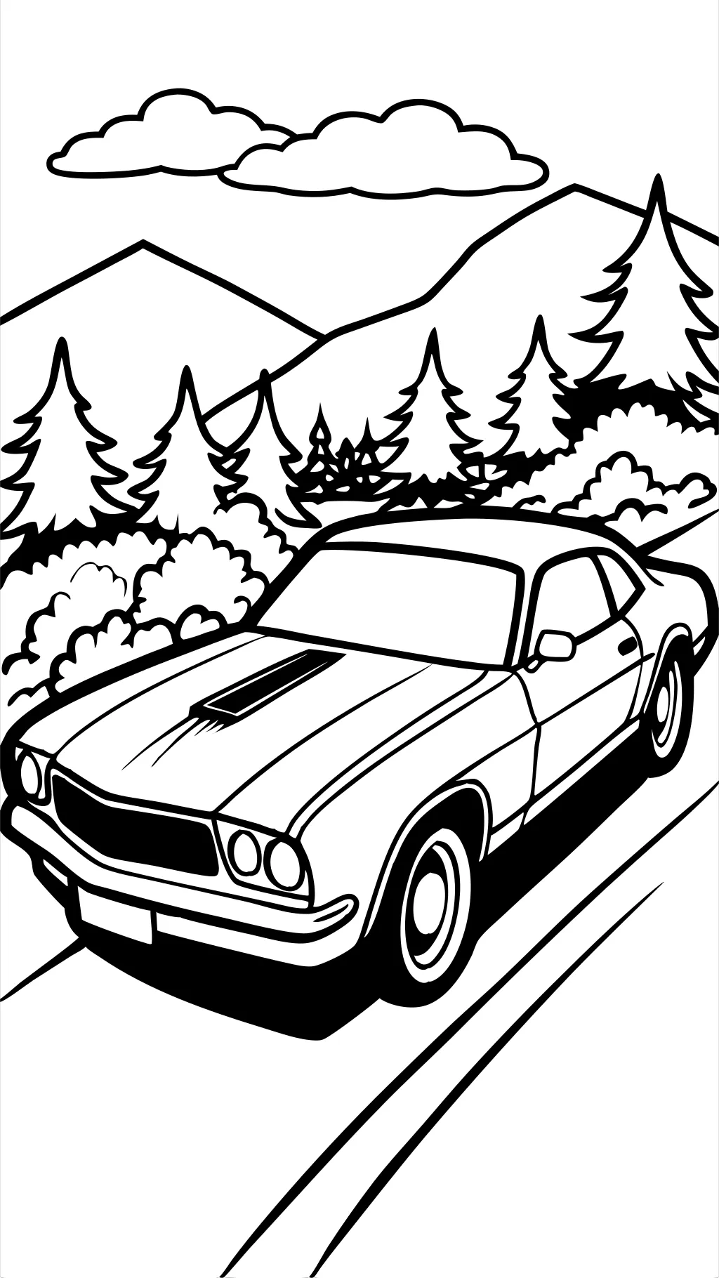 camaro coloring pages